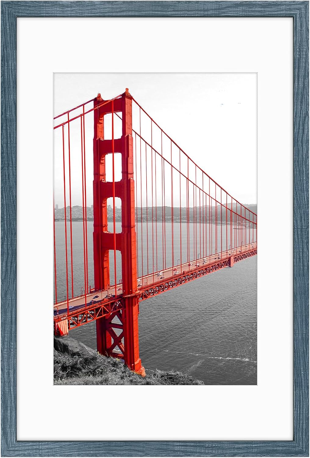 Frametory 16x24 Blue Picture Frame for 12x18 Art Display