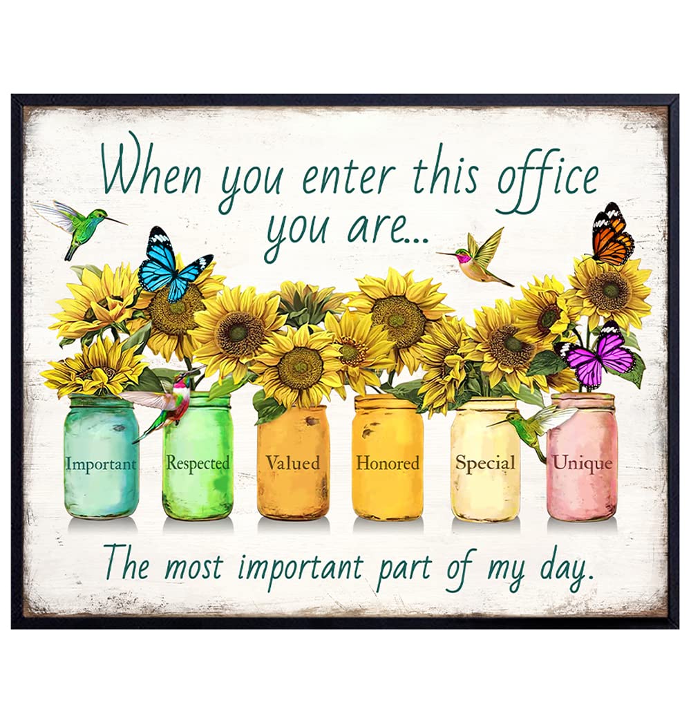 Motivational Office Decor by YELLOWBIRD ART