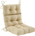 Outdoor High Back Chair Cushion for Patio Chairs - Water Resistant