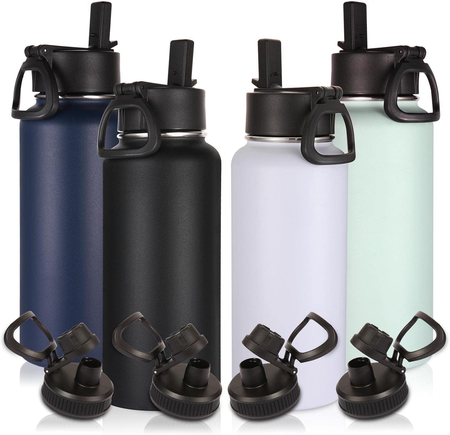 Volhoply 32 oz Insulated Water Bottles for Outdoor Adventures