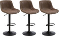 Bar Stools Swivel Counter Height Barstools with Back - Adjustable