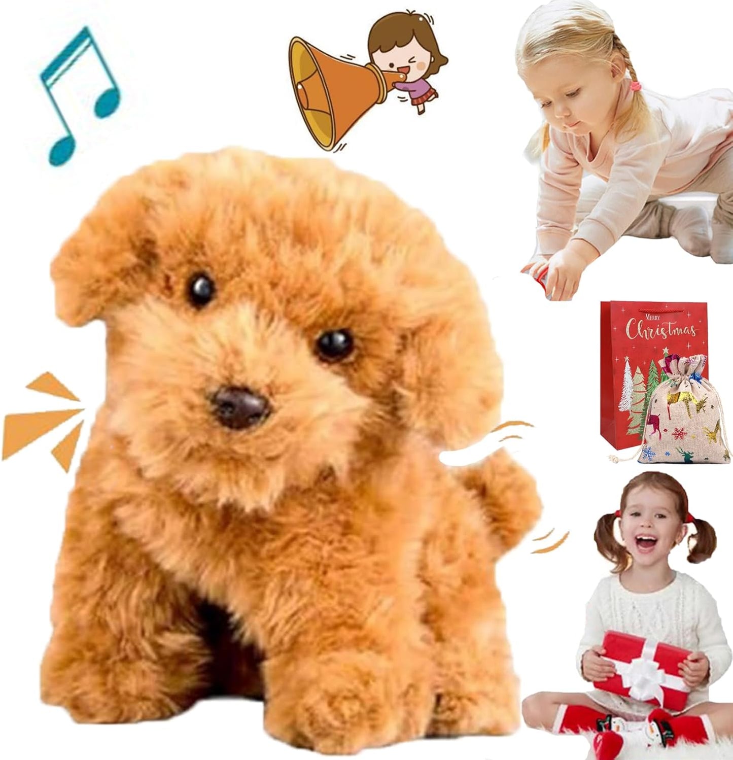 Interactive Robot Puppy - Realistic, Walking, Barking