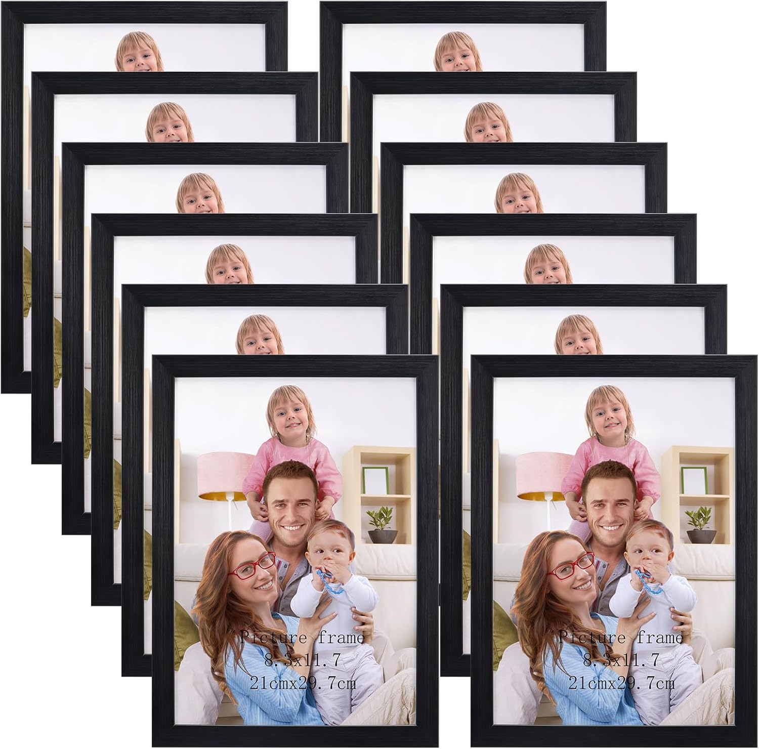 Giftgarden A4 Picture Frame Set of 12 for Stylish Displays