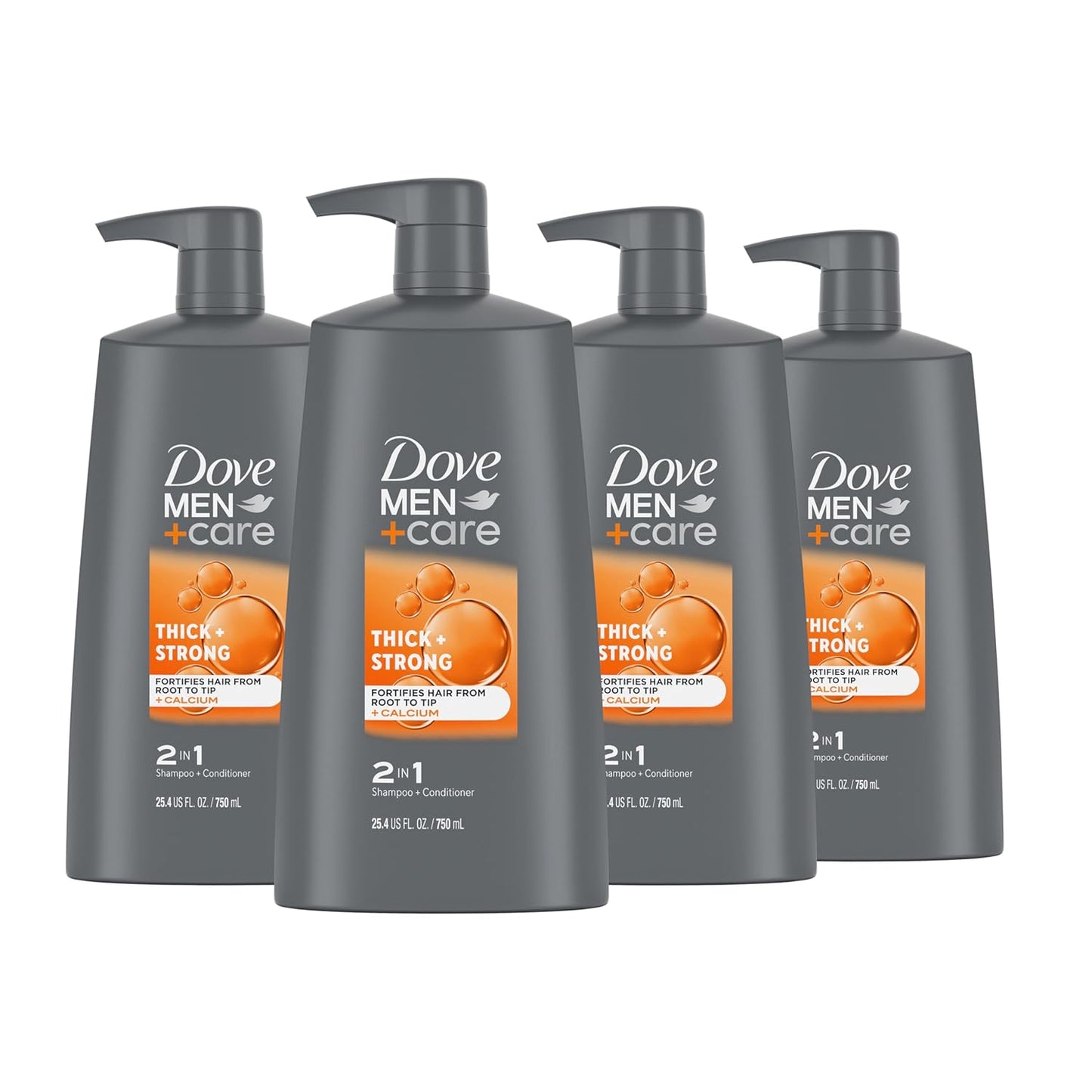 DOVE MEN+ CARE 2-in-1 Shampoo + Conditioner for Strong Hair