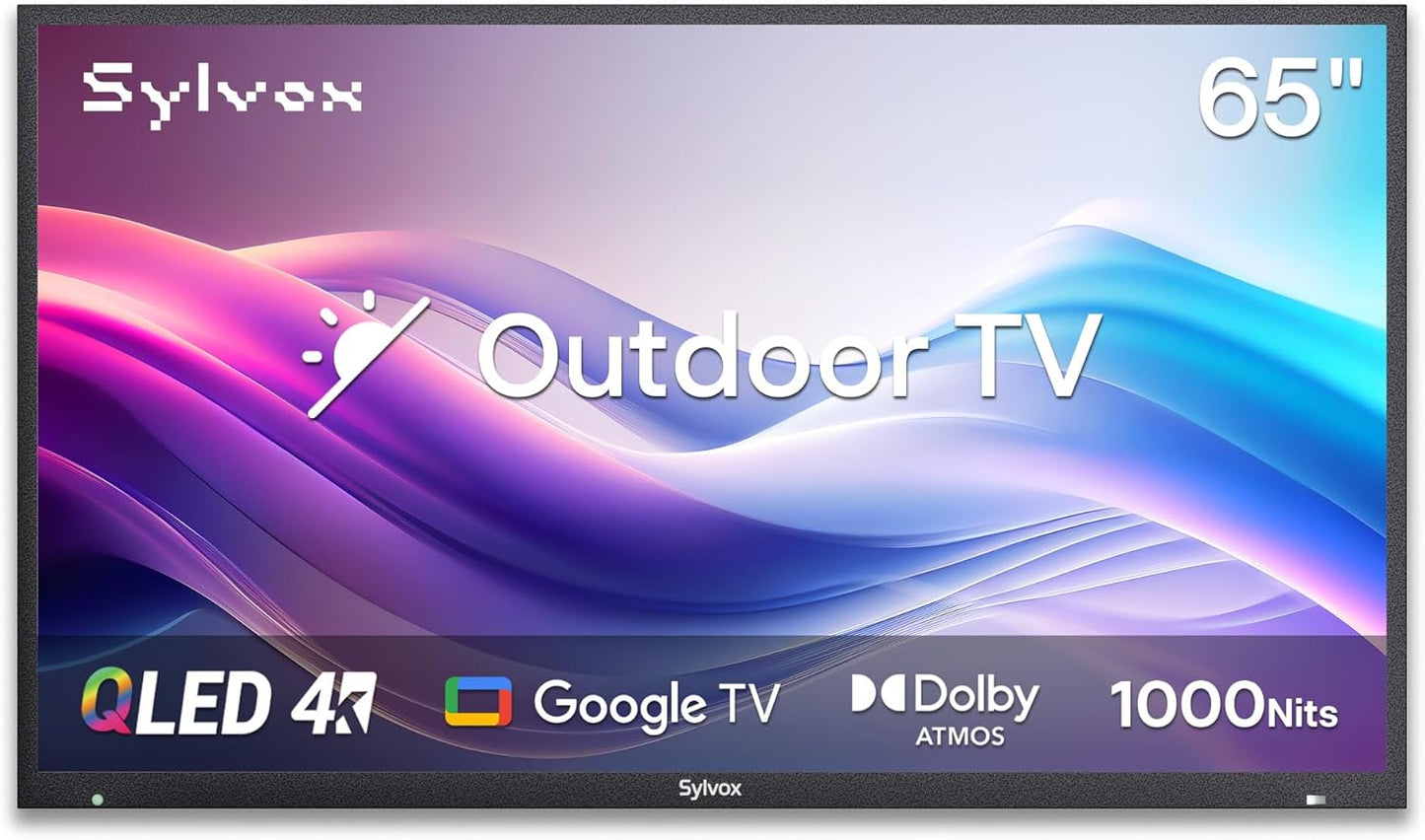 SYLVOX New 65 Outdoor Smart QLED TV with Superior Features