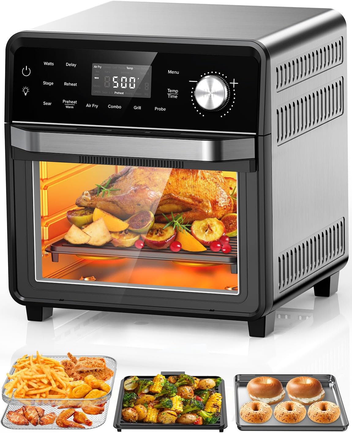 Nuwave Smart Air Fryer Oven with Dual-Zone Efficiency