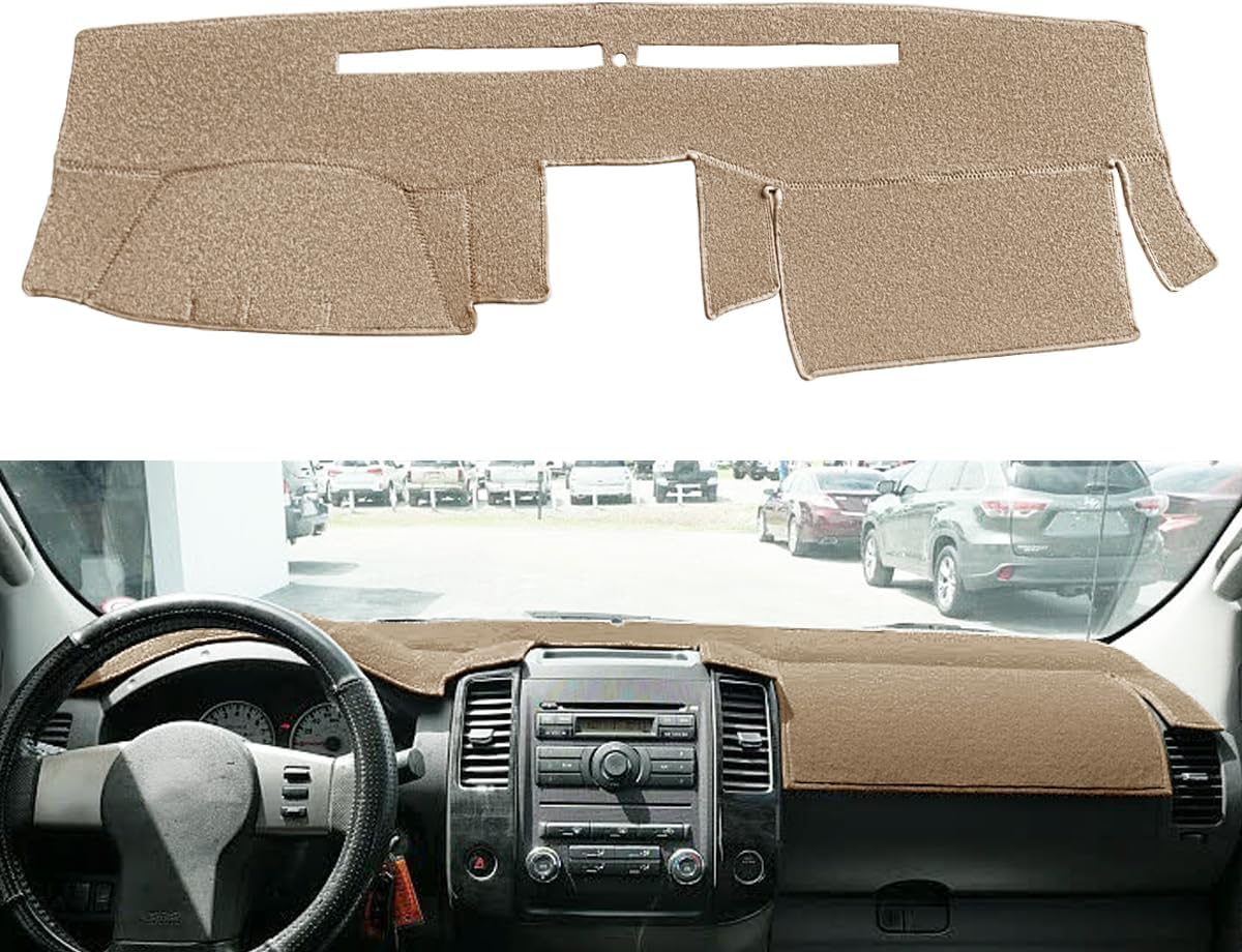 Yiz Custom Fit Dash Cover Mat for Nissan Frontier and Xterra