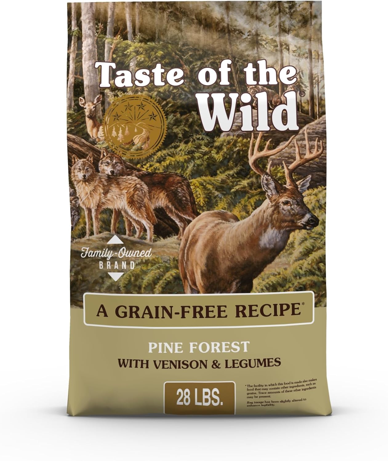 Taste of the Wild Pine Forest Grain-Free Dog Food with Venison