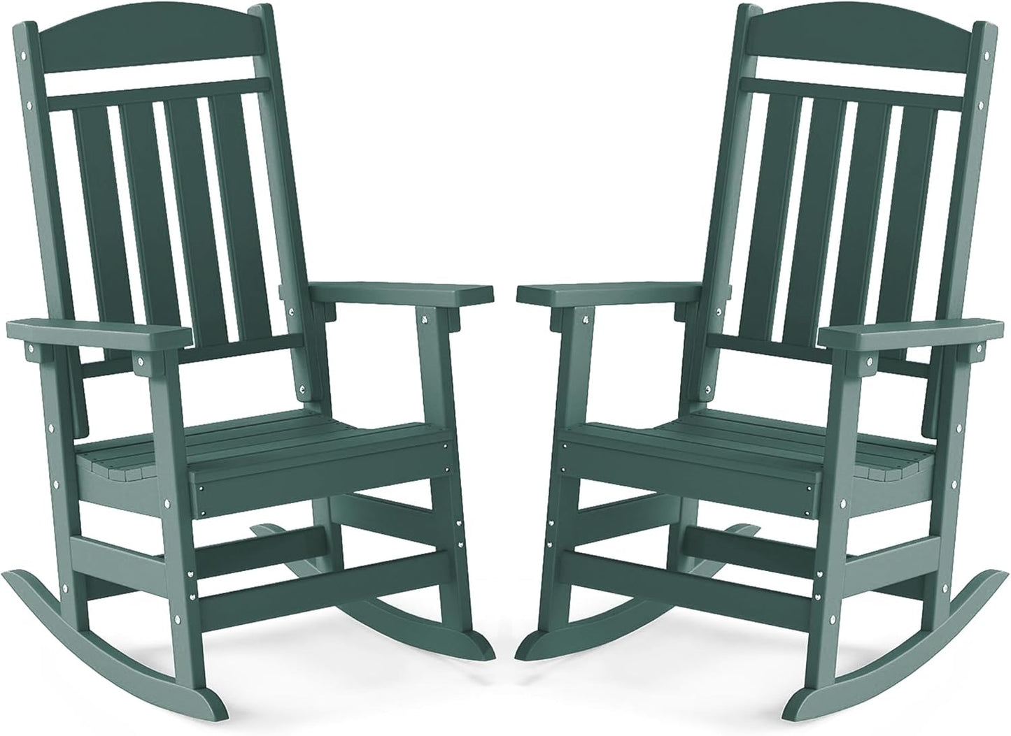 FOOWIN Outdoor Rocking Chair Set of 2 for Comfort and Style
