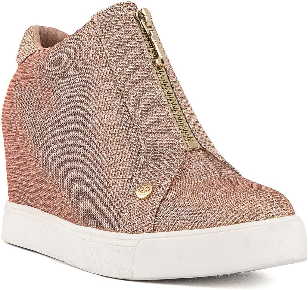 Juicy Couture Women's Platform Wedge Sneakers for Casual Style