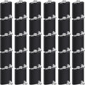 Hoolerry 30 Piece Matte Black 4 oz Hip Flasks Set - Bulk Wedding