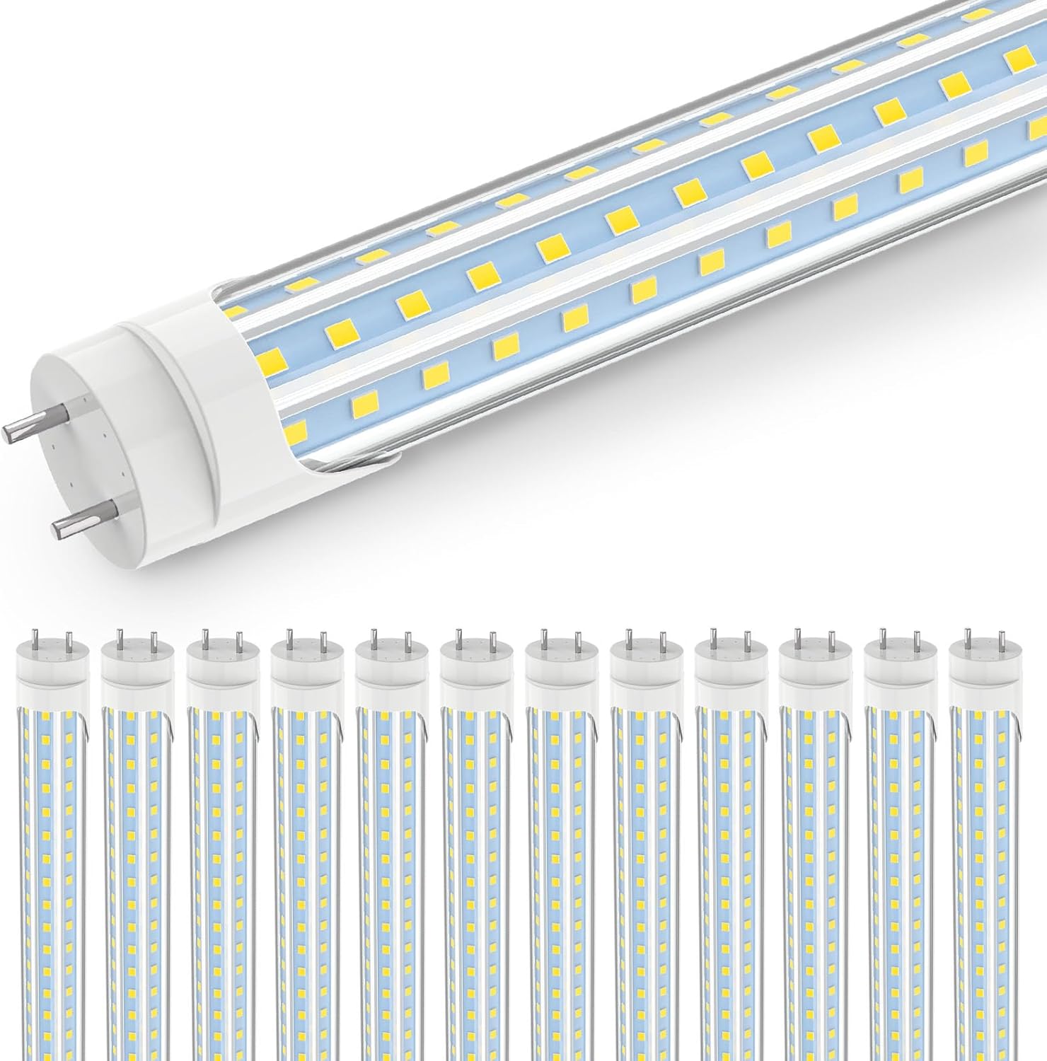 JESLED 4FT T8 LED Tube Light - Ultra-Bright 5200LM Output