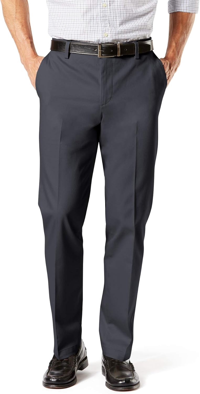 Dockers Men's Straight Fit Lux Cotton Stretch Khaki Pants Review