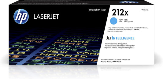 HP 212X Cyan High-yield Toner Cartridge for LaserJet Printers