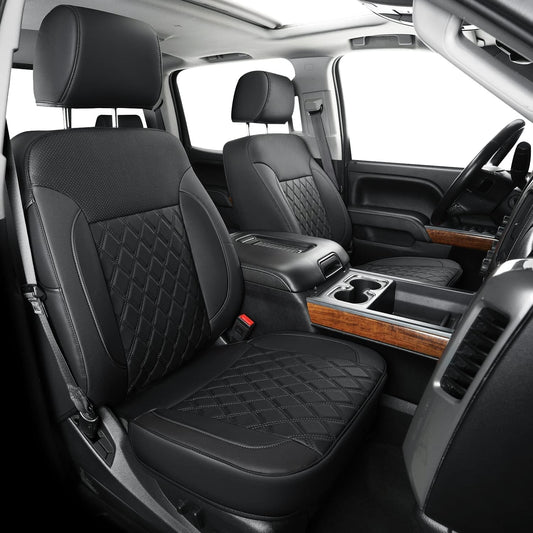 LUCKYMAN CLUB Chevy Silverado/Sierra Seat Covers for 2014-2018