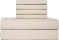 King Cooling Bed Sheets Set 6 Piece - Deep Pocket Microfiber
