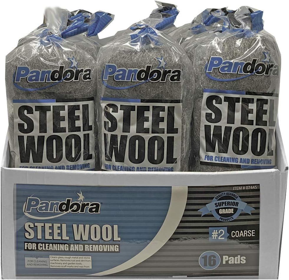 Pandora Steel Wool #2 Coarse Grade for Tough Cleaning Tasks