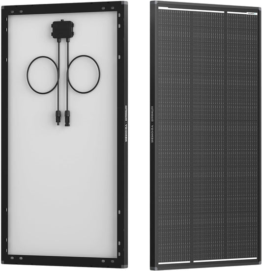120W Solar Panel with ShadowFlux Anti-Shading Technology