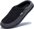 Men's Memory Foam Suede Plush Fleece Lined Slip On Clogs - Warm