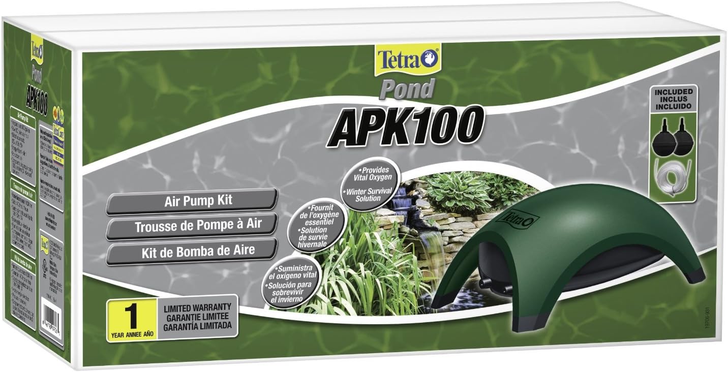 Tetra Pond Air Pump Kit for Essential Oxygen in Ponds