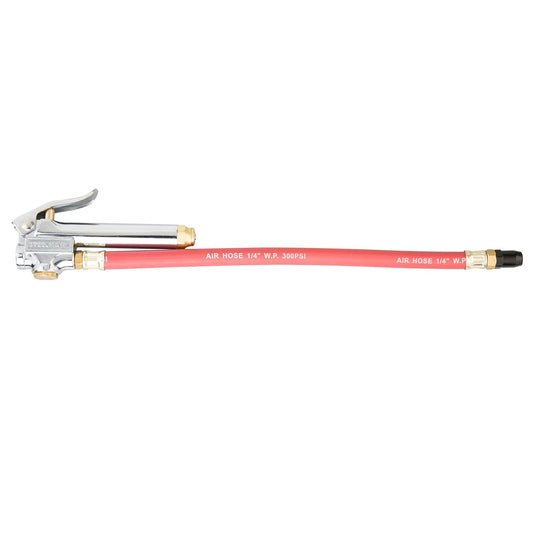 Steelman Tire Inflator: Built-in Gauge, 12 Hose, 10-90 PSI