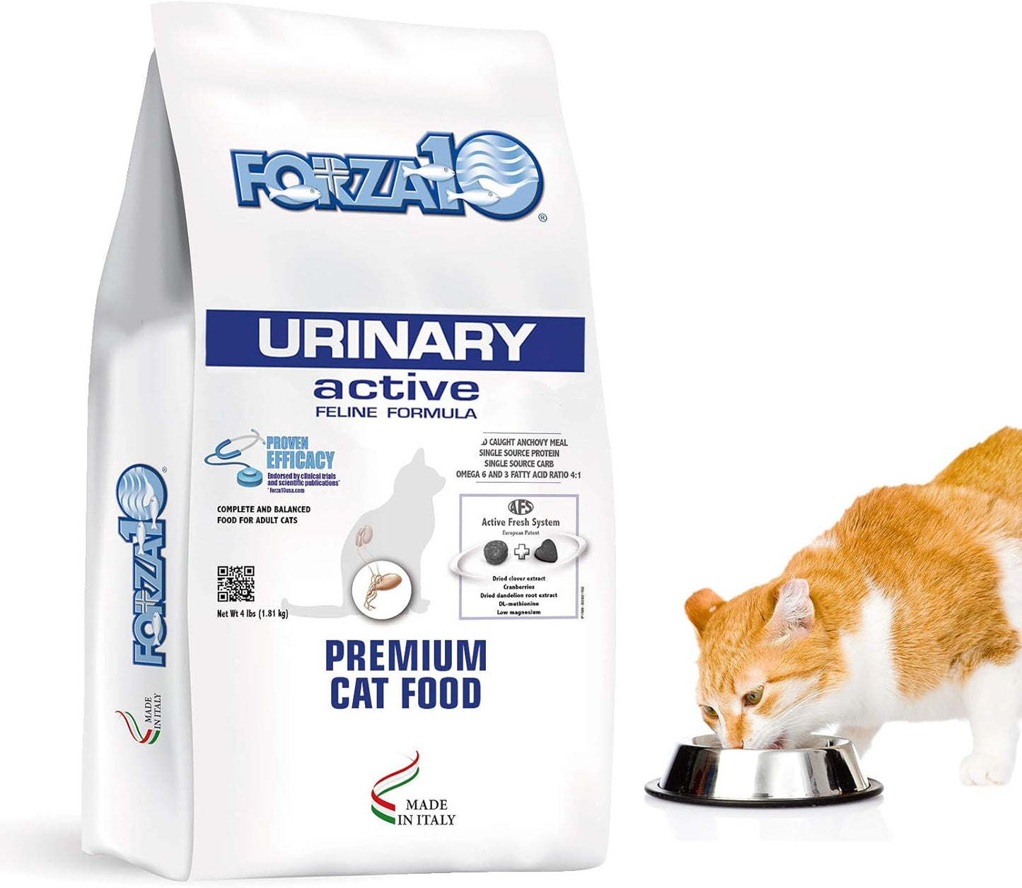 Forza10 Active Urinary Dry Cat Food for Adult Cats - 4 lb