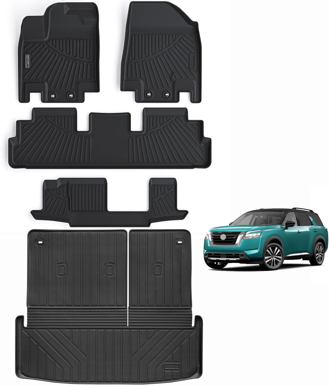 Custom Fit Floor Mats for 2022-2025 Nissan Pathfinder Models