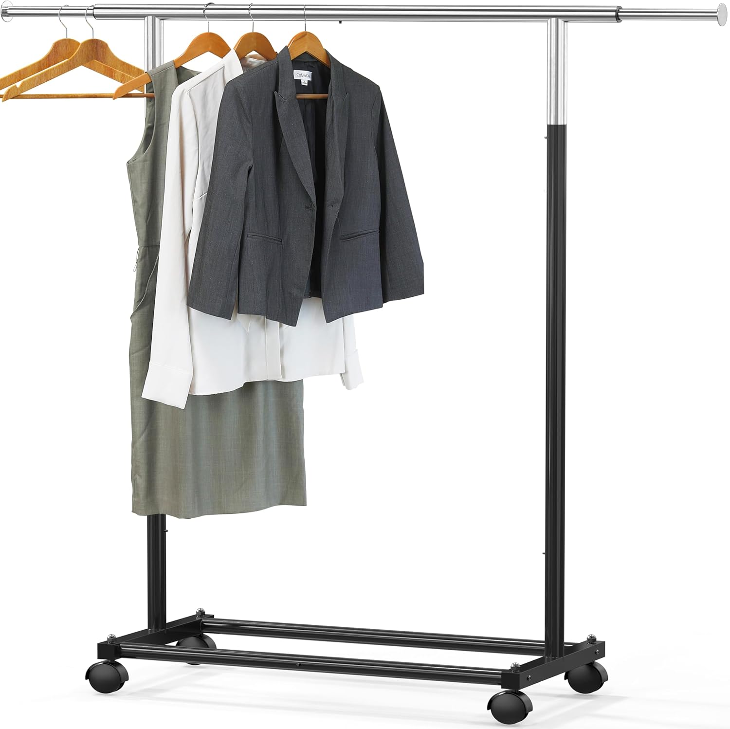 Simple Houseware Standard Rod Garment Rack for Stylish Storage