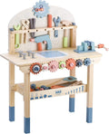 Tool Bench for Kids Wooden Workbench with Tools Set - Hands-On Play