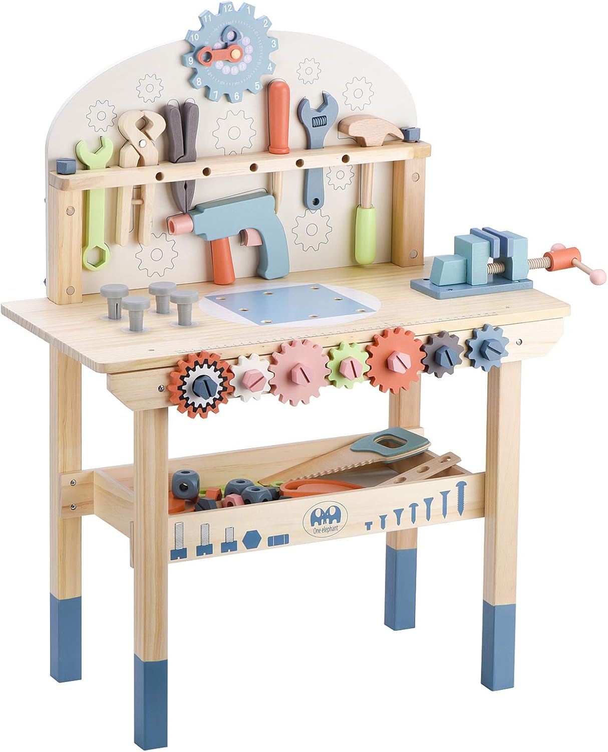 Wooden Tool Bench for Kids - Fun Workshop Playset for Ages 3-5