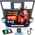 8 Core 4+32G for Toyota Highlander Radio 2008-2013 - 10in HD Touch