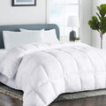 Quilted Oversized King Comforter - All-Season Cooling Duvet Insert