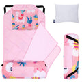 Wildkin Modern Kids Nap Mat with Pillow for Cozy Naps