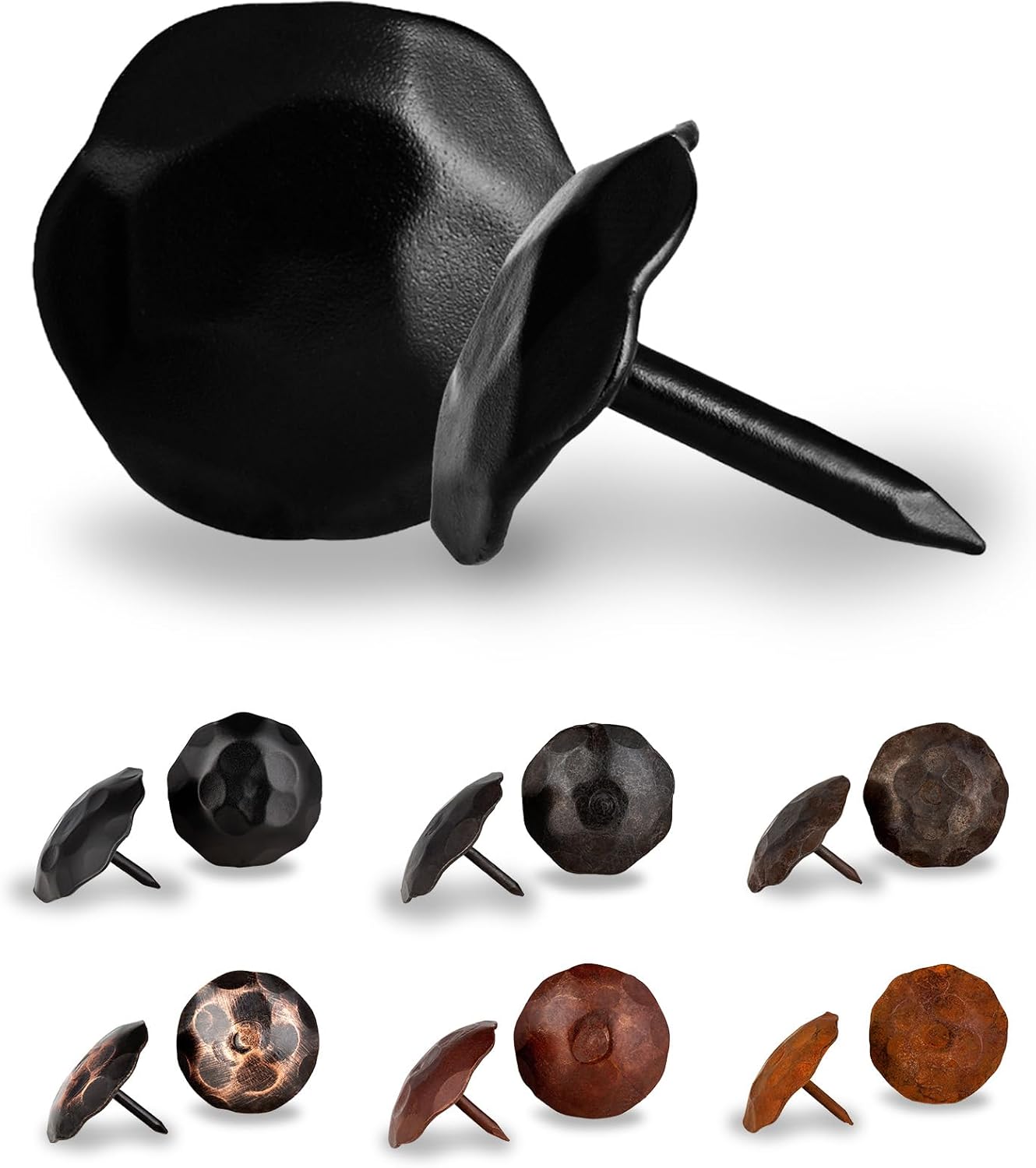 25 Pack 0.75in Round Head Iron Clavos Decorative Nails for DIY