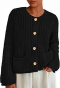 Cardigan Sweaters for Women Oversized Chunky Knit - Cotton Blend