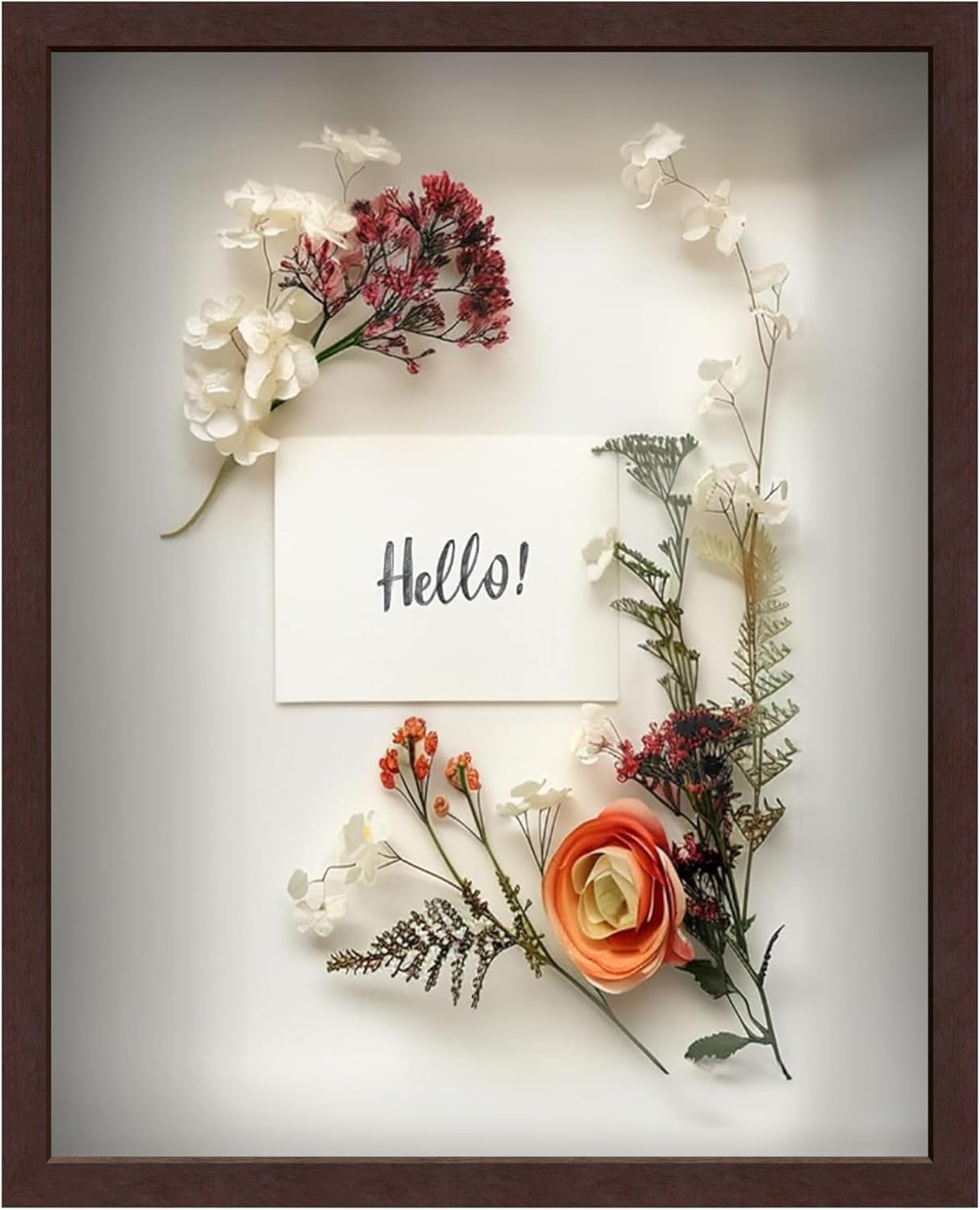 16 x 20 Original Mahogany Wooden Shadow Box Frame for Display