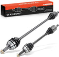 A-Premium Pair Front CV Axle Shaft Assembly Compatible with Honda