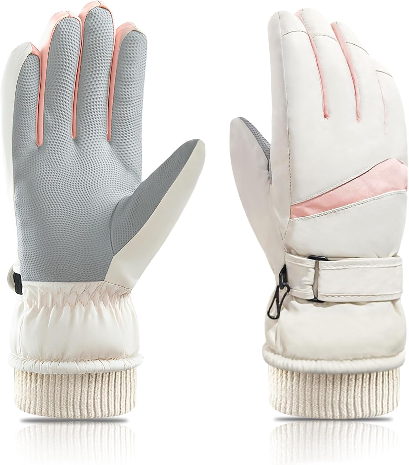 Feel the Warmth: Women's Windproof Ski Gloves