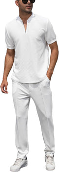 Mens Tracksuits 2 Piece Casual Athletic Jogging Set - Comfortable