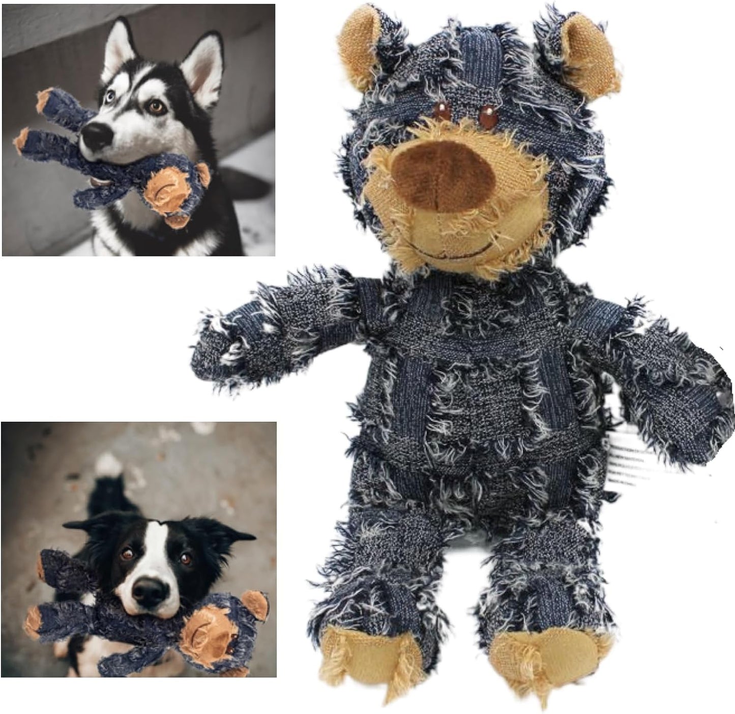 Indestructible Squeaky Bear Toy - MAXBECK