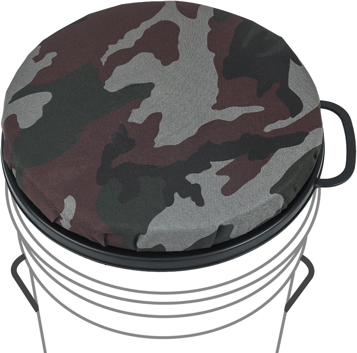 5 Gal Bucket Swivel Seat w/ Waterproof Cover - Ultimate Outdoor Companion!