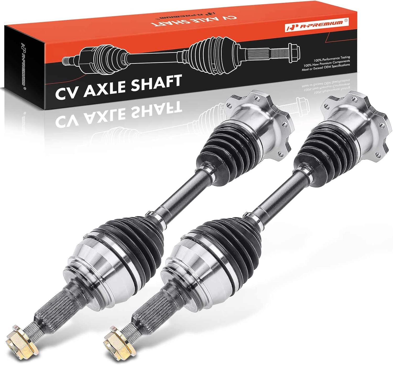 A-Premium Front CV Axle Shaft Assembly for Chevy & GMC Models
