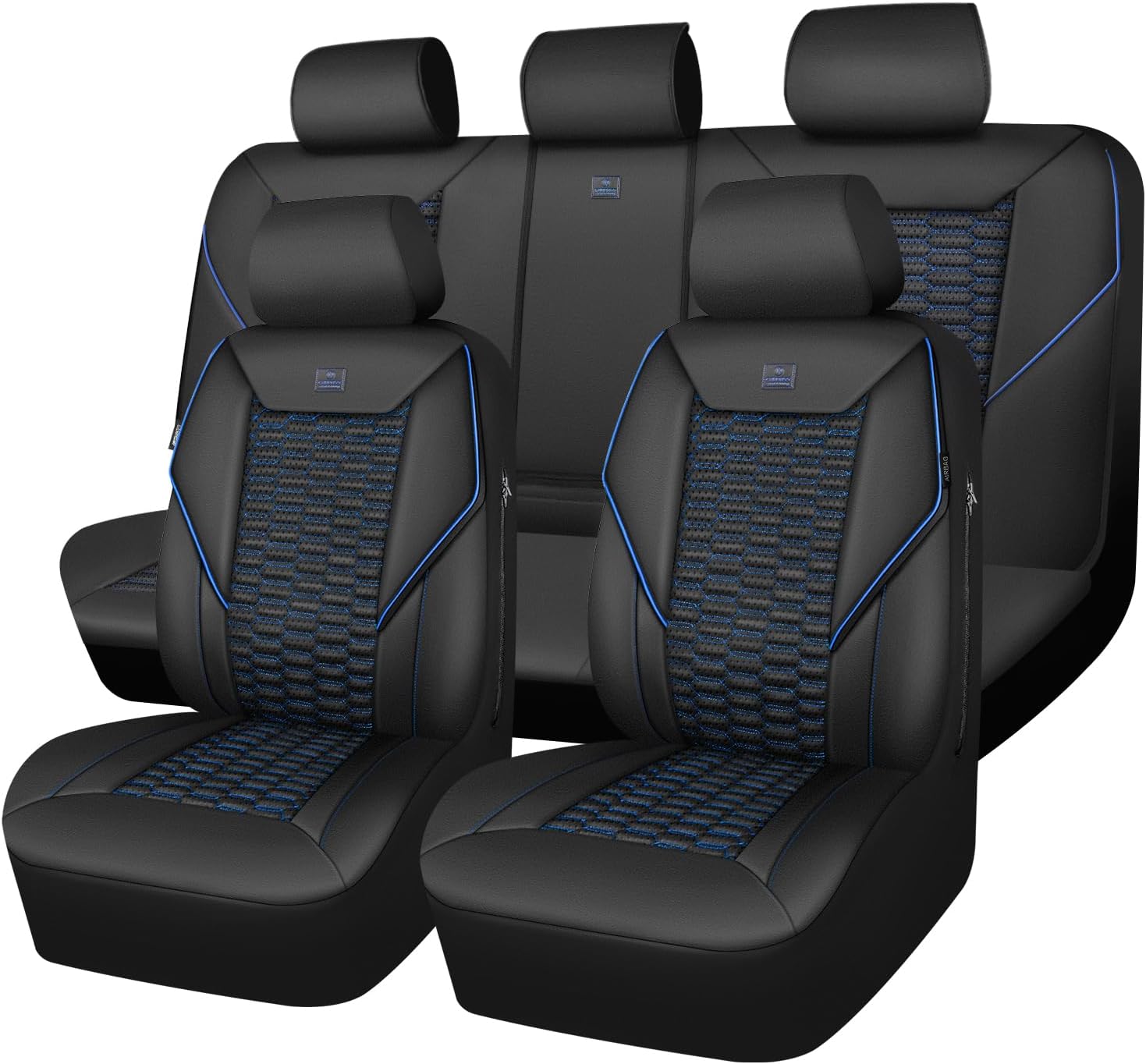 CAR PASS 3D Foam PU Leather Car Seat Covers Full Set Review