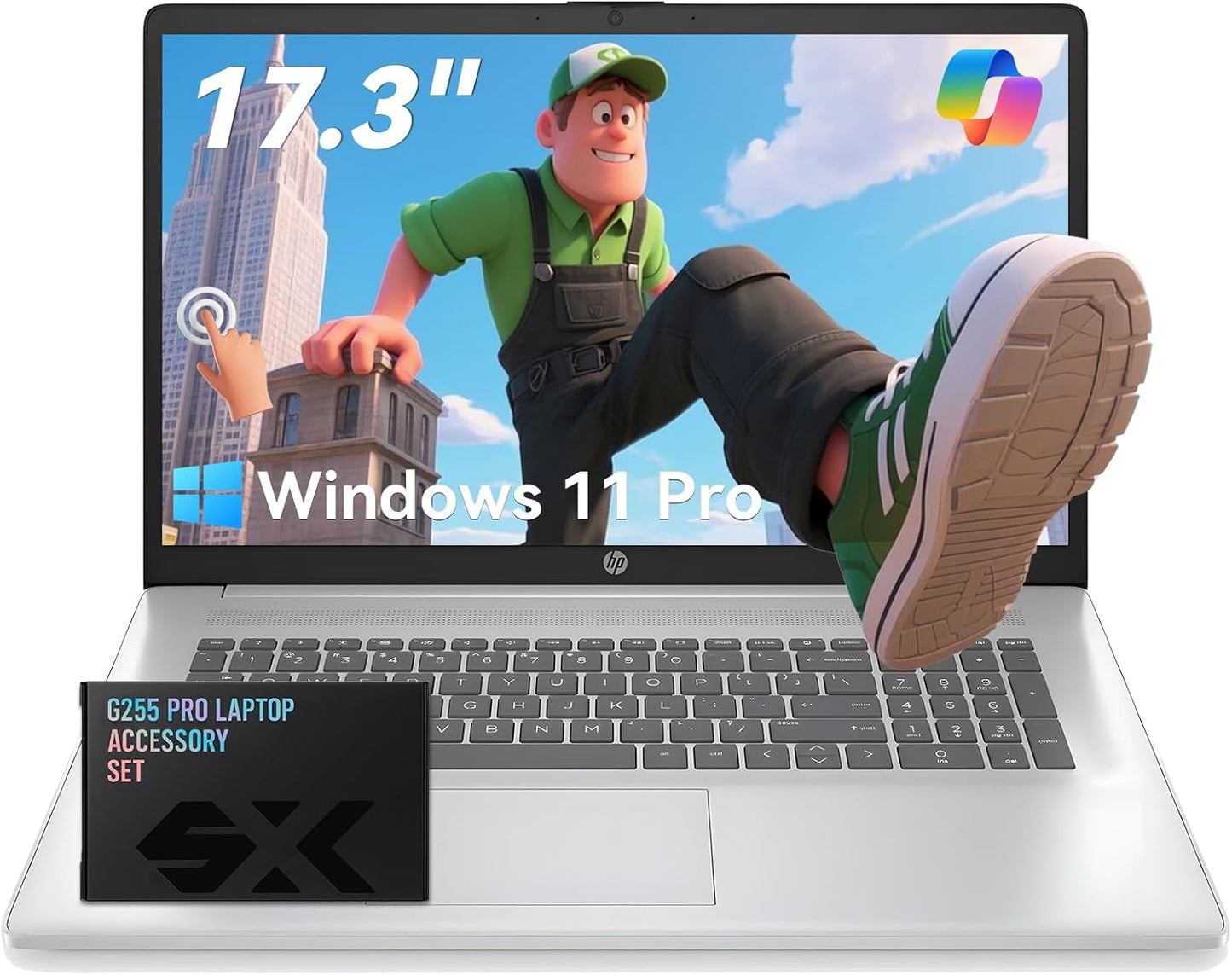 HP 17.3 Touchscreen Laptop with Intel Core i7 and 32GB RAM