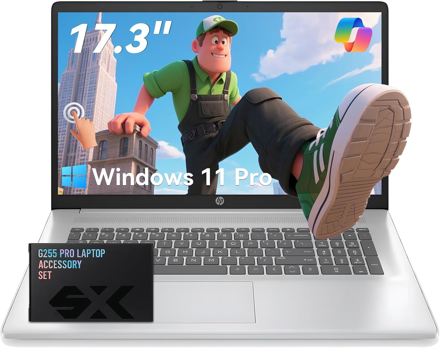 HP 17.3 Touchscreen Laptop with Intel Core i7 and 32GB RAM