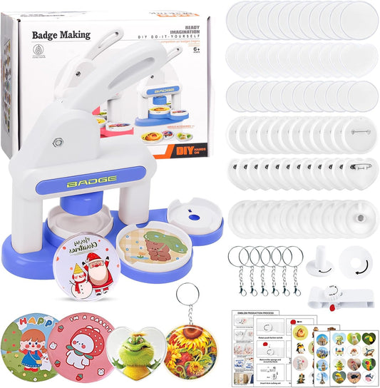 Domigard Badge Maker for Kids - DIY Pin Button Press
