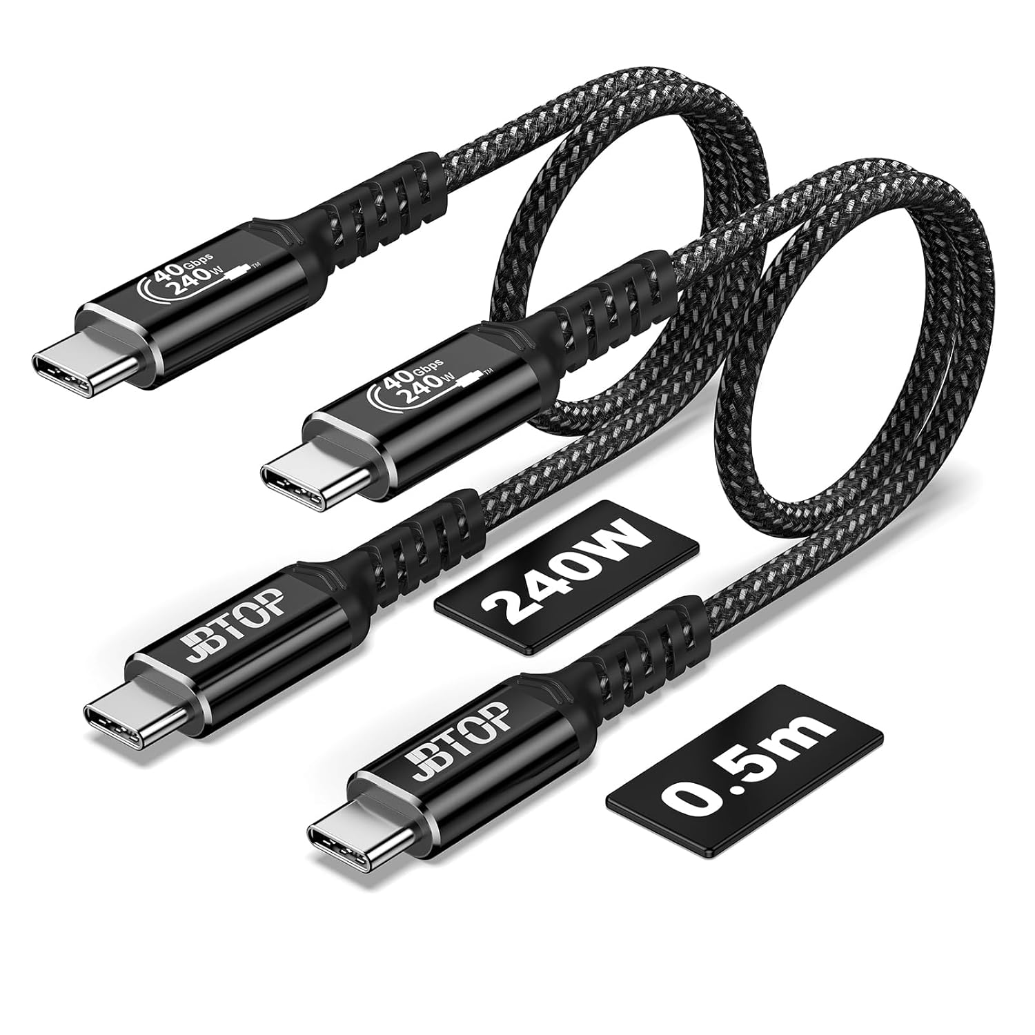Lightning Fast 40Gbps USB 4 Cable - Charge & Transfer