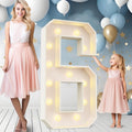 4FT Light Up Numbers for Party Decoration - Perfect for Events