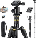 K&F CONCEPT 72in Aluminum Tripod for Camera - Lightweight & Stable