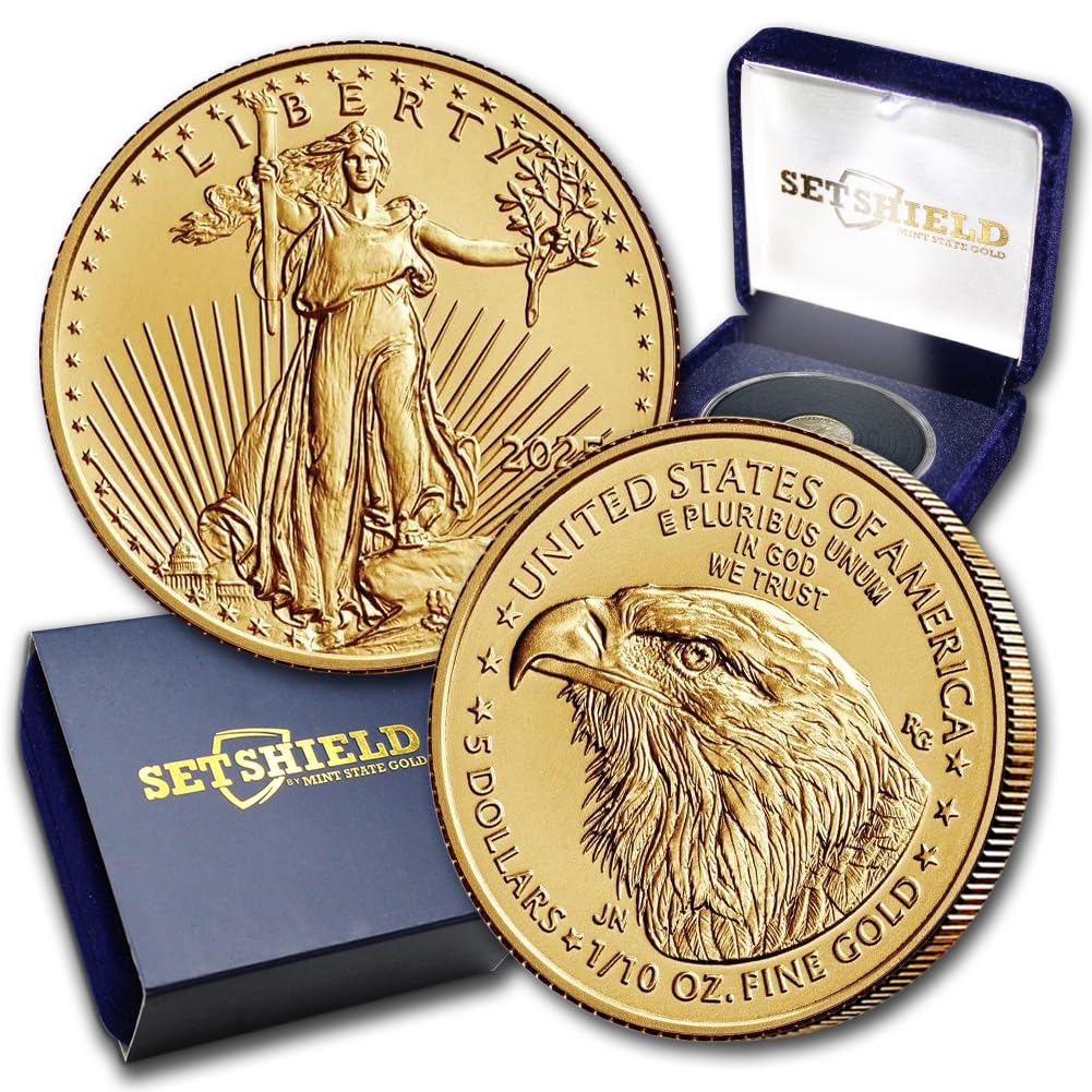 2025 1/10 Troy Oz American Gold Eagle Coin in Luxury Box